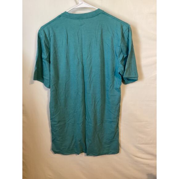 1647 The North Face Women's Short-Sleeve Box Logo Tee Teal Size Extra Small - Picture 2 of 3